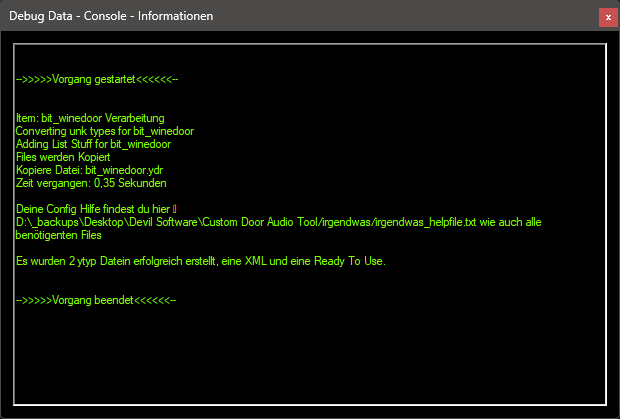 Custom Door Audio Tool 2