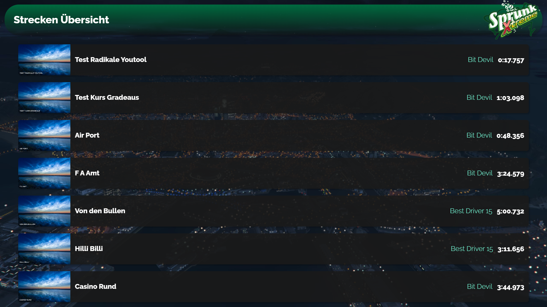 Racing Records Tracker