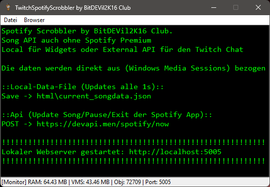 Spotify Scrobbler - Local